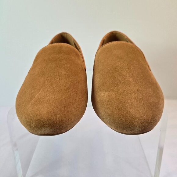 BIRDIES Women Starling Suede Flats Slip-On Comfortable Casual Shoes Sz: 9W Camel - Picture 8 of 11